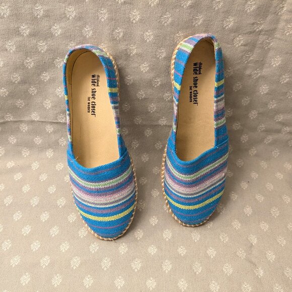 New! 9.5 Fashionable Espadrilles for a Wider Fit! - Picture 1 of 3